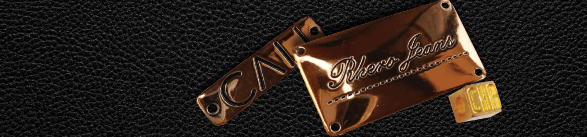 etiquete de metal personalizada